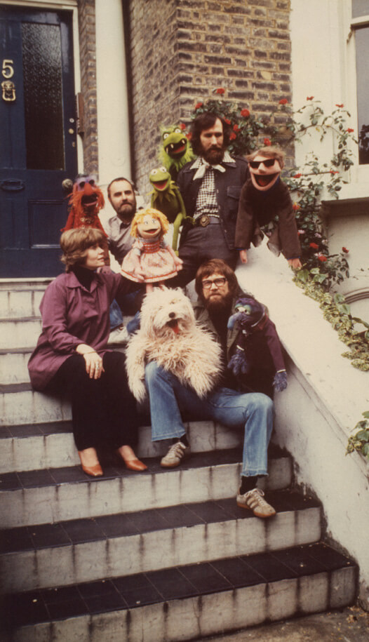 Clockwise from far left: Bonnie Erickson, Jerry Nilson, Jim Henson, Dave Goelz, 1976